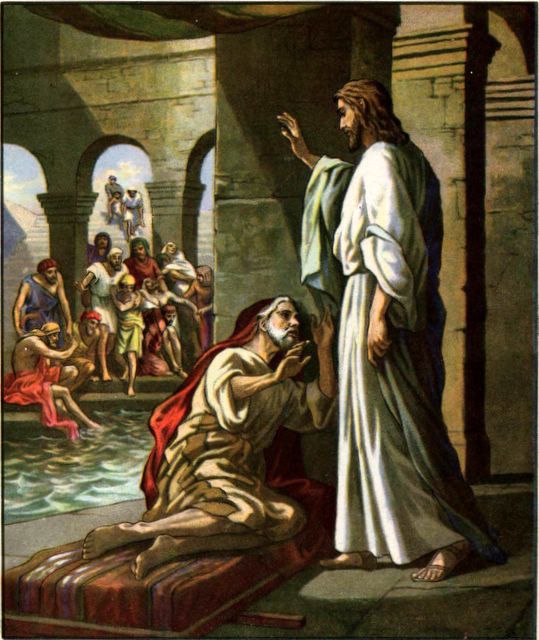 Jesus Heals a Man by the Pool of Bethesda John 5:2-8